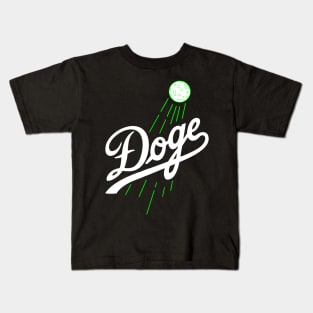 Doge To The Moon Logo Kids T-Shirt